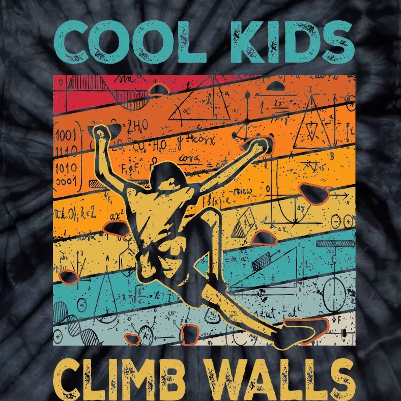 Cool Climb Walls Extreme Sport Rock Climbing Bouldering Tie-Dye T-Shirt