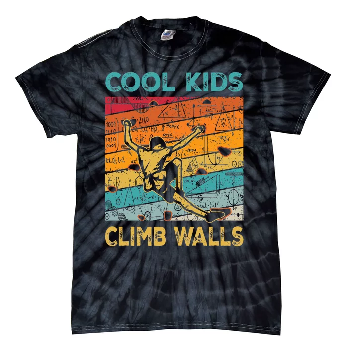 Cool Climb Walls Extreme Sport Rock Climbing Bouldering Tie-Dye T-Shirt