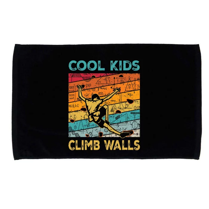 Cool Climb Walls Extreme Sport Rock Climbing Bouldering Microfiber Hand Towel