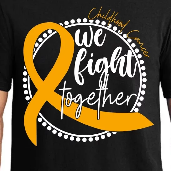 Childhood Cancer We Fight Together Pajama Set