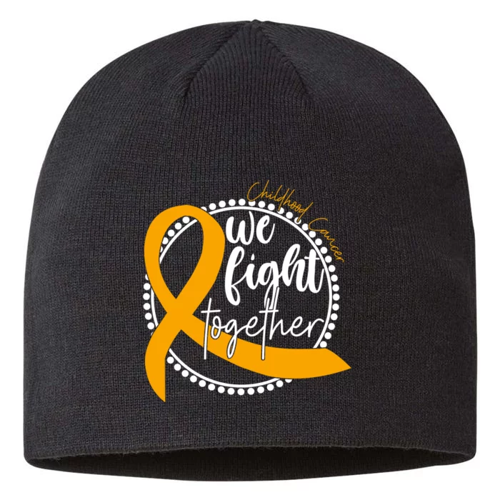 Childhood Cancer We Fight Together 8 1/2in Sustainable Knit Beanie