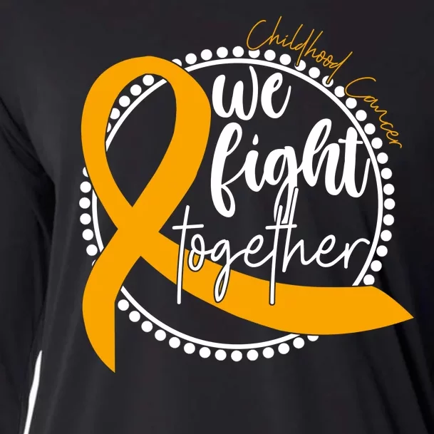 Childhood Cancer We Fight Together Cooling Performance Long Sleeve Crew