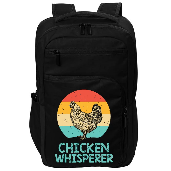 Cool Chicken Whisperer For Men Women Chicken Lover Farmer Impact Tech Backpack