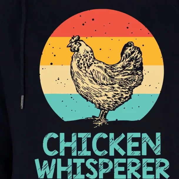 Cool Chicken Whisperer For Men Women Chicken Lover Farmer Womens Funnel Neck Pullover Hood