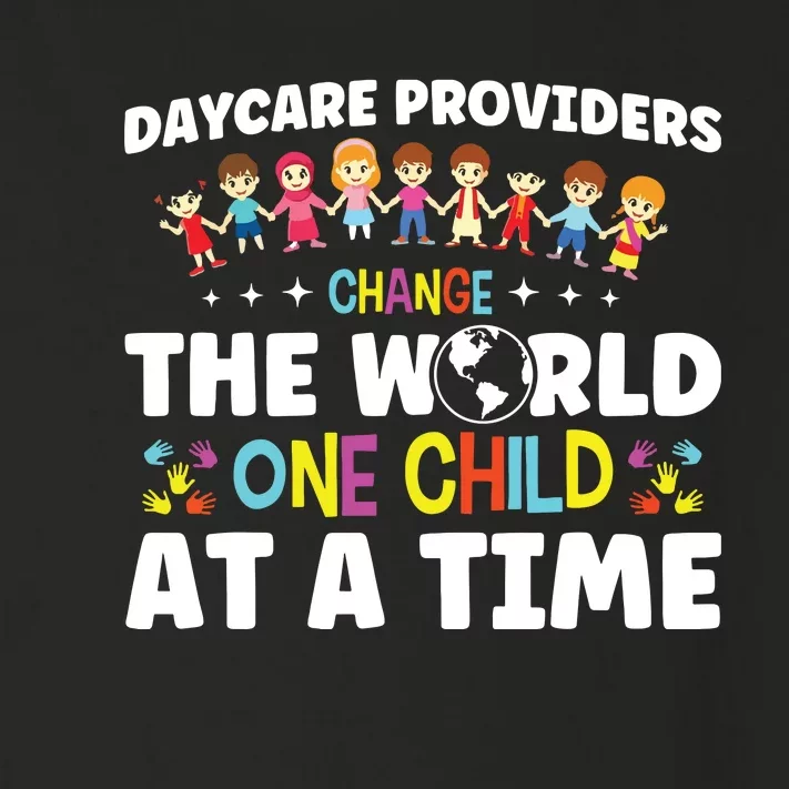 Childcare Change World One Child At A Time Daycare Teacher Toddler Long Sleeve Shirt