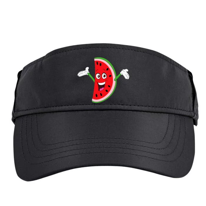 Cute Cartoon Watermelon Adult Drive Performance Visor