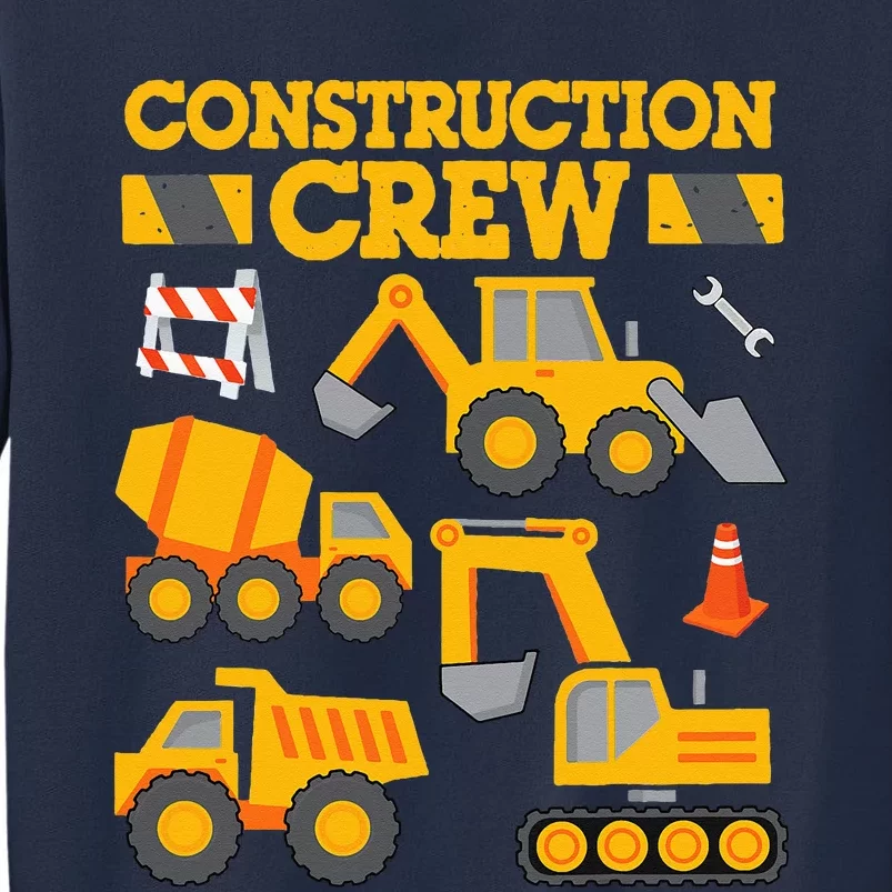 Construction Crew Worker Excavator Sweatshirt