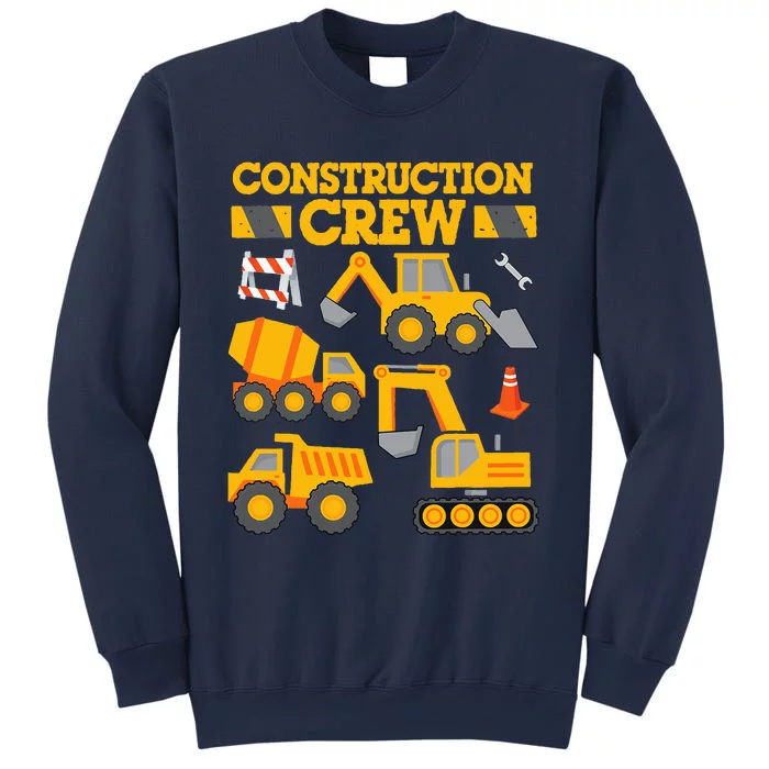 Construction Crew Worker Excavator Sweatshirt