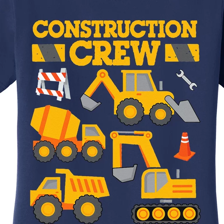 Construction Crew Worker Excavator Women's T-Shirt