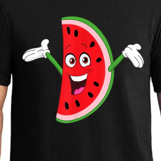 Cute Cartoon Watermelon Pajama Set