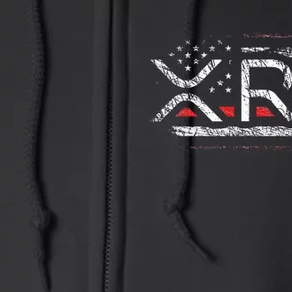 Crypto Currency Xrp Cryptocurrency American Flag Xrp Full Zip Hoodie