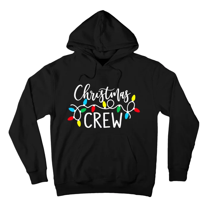 Christmas Crew Xmas Lights Pajama Happy Holiday Boy Girl Hoodie