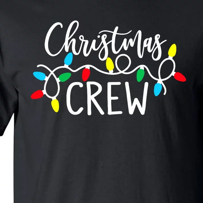 Christmas Crew Xmas Lights Pajama Happy Holiday Boy Girl Tall T-Shirt