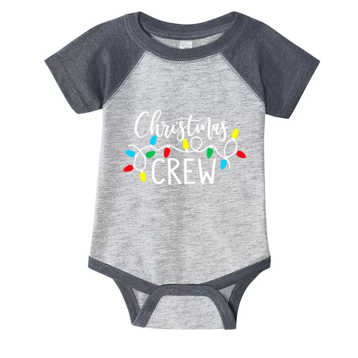 Christmas Crew Xmas Lights Pajama Happy Holiday Boy Girl Infant Baby Jersey Bodysuit