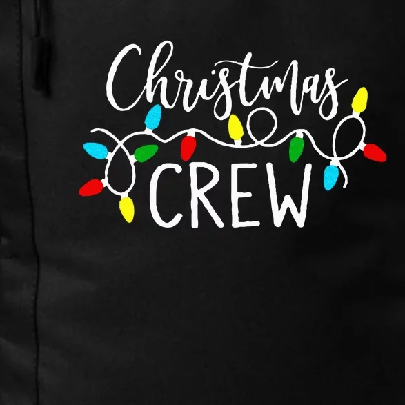 Christmas Crew Xmas Lights Pajama Happy Holiday Daily Commute Backpack