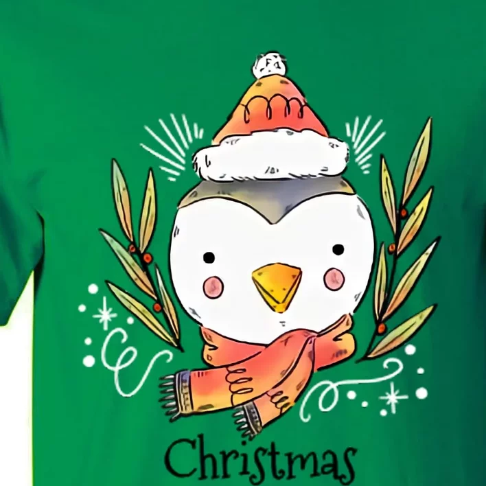 Cute Christmas Xmas Penguin Animal Tall T-Shirt