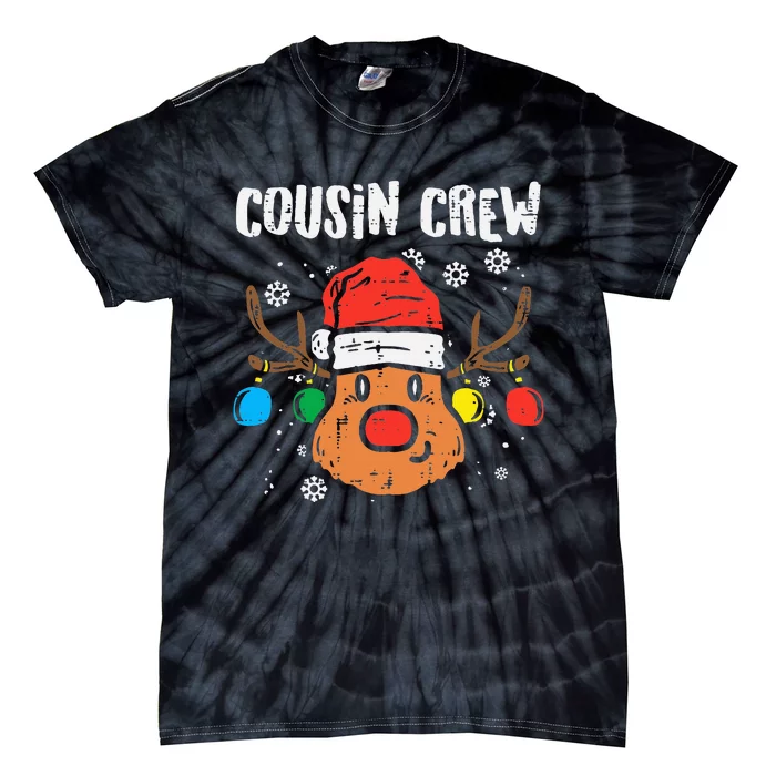 Cousin Crew Xmas PJs Matching Christmas Pajamas For Family Tie-Dye T-Shirt