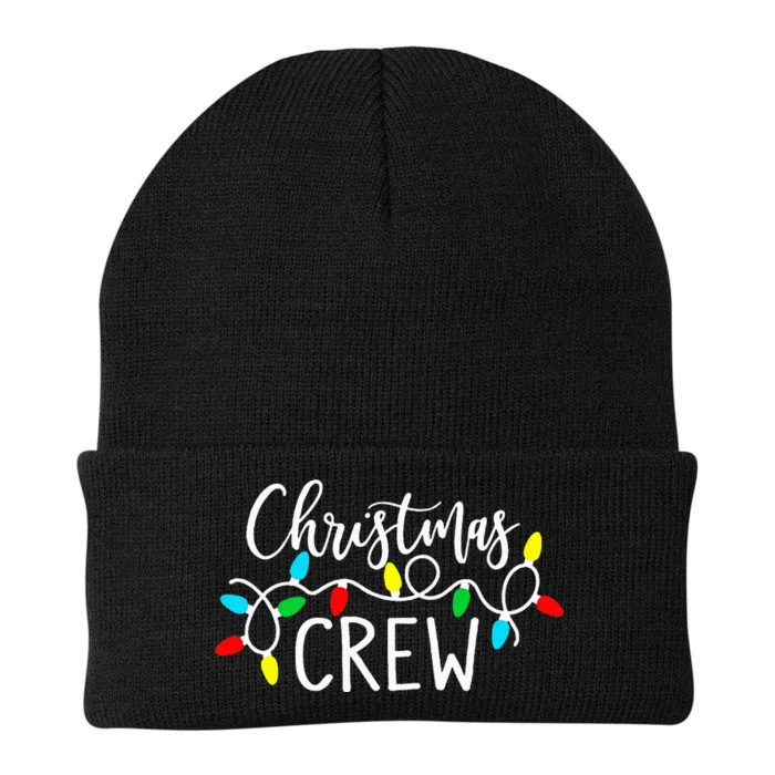 Christmas Crew Xmas Lights Pajama Happy Holiday Knit Cap Winter Beanie