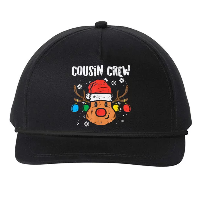 Cousin Crew Xmas PJs Matching Christmas Pajamas For Family Snapback Five-Panel Rope Hat