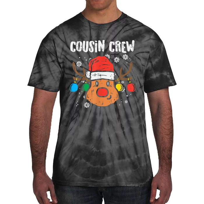 Cousin Crew Xmas PJs Matching Christmas Pajamas For Family Tie-Dye T-Shirt