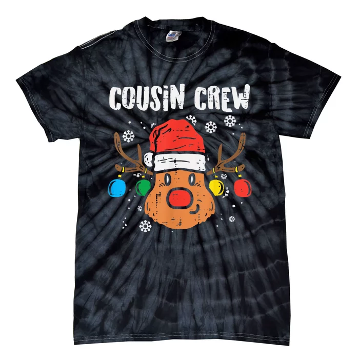 Cousin Crew Xmas PJs Matching Christmas Pajamas For Family Tie-Dye T-Shirt