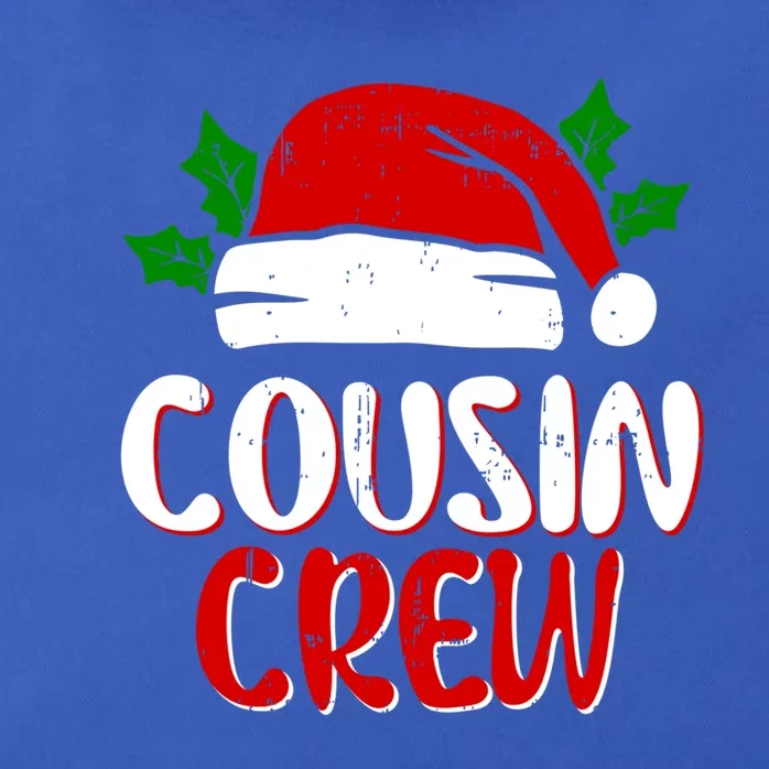 Cousin Crew Xmas Santa Claus Family Cute Matching Christmas Gift Zip Tote Bag