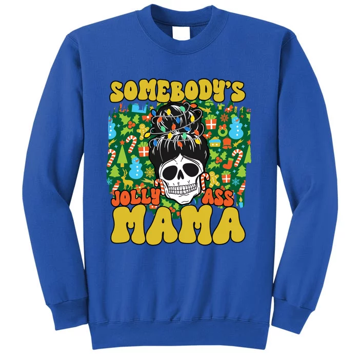 Cute Christmas Xmas Humor Mom Mama Mum Santa Mommy Gift Tall Sweatshirt