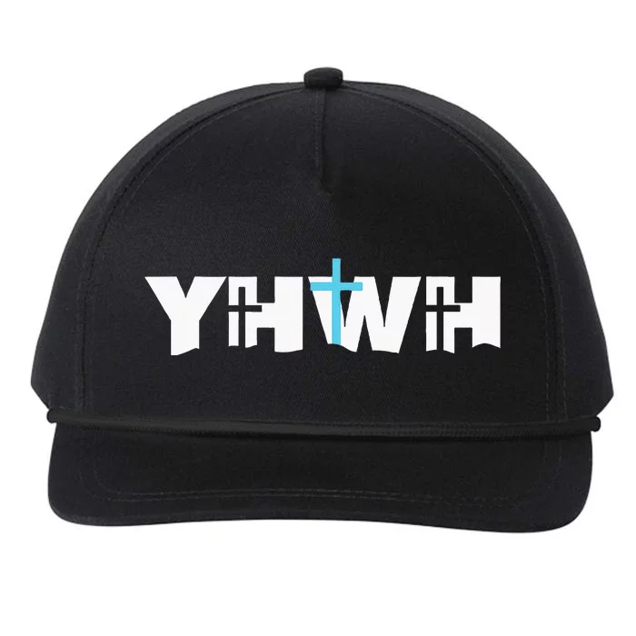 Christian Cross Yhwh Yahweh Jesus Resurrection Snapback Five-Panel Rope Hat