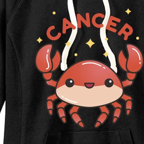 Cancer Crab Zodiac Astrology Birthday Gift Women's Fleece Hoodie