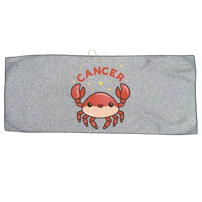 Cancer Crab Zodiac Astrology Birthday Gift Large Microfiber Waffle Golf Towel