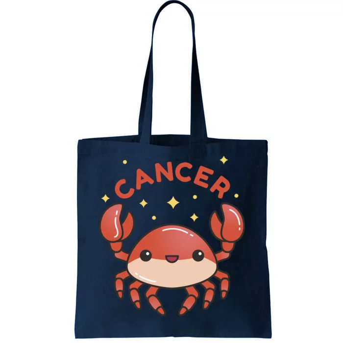 Cancer Crab Zodiac Astrology Birthday Gift Tote Bag