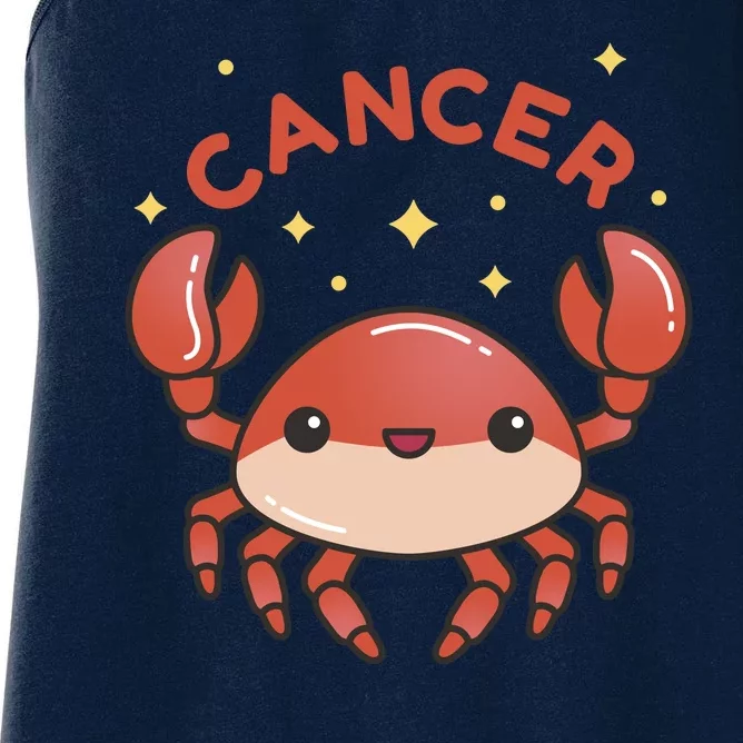 Cancer Crab Zodiac Astrology Birthday Gift Women's Racerback Tank