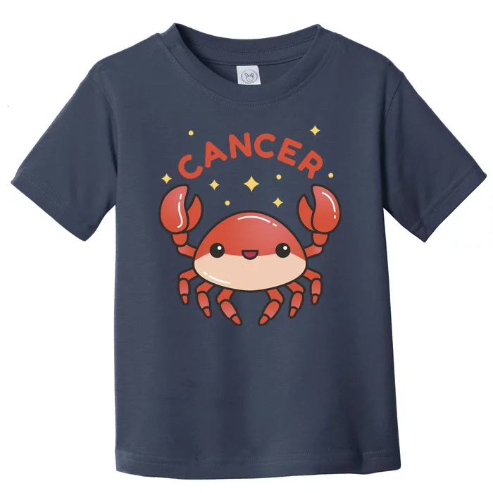 Cancer Crab Zodiac Astrology Birthday Gift Toddler T-Shirt