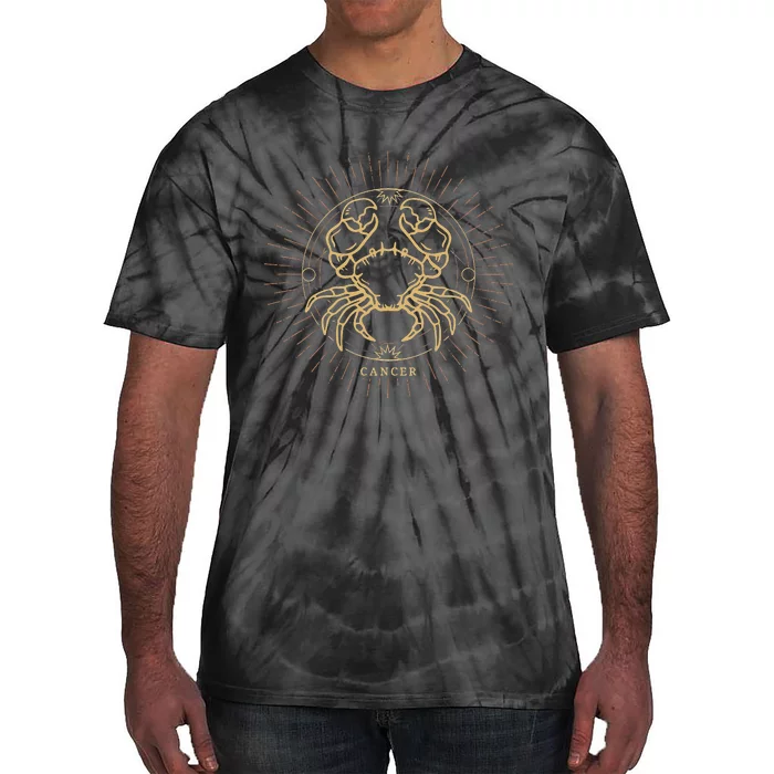 Cancer Celestial Zodiac Sign Horoscope Astrology June July Tie-Dye T-Shirt