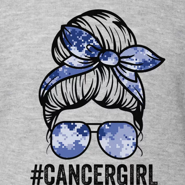 Cancer Cancer Zodiac signs messy bun horoscope Toddler Sweatshirt