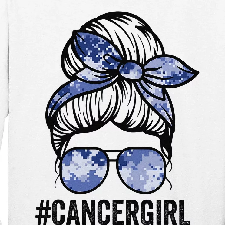 Cancer Cancer Zodiac signs messy bun horoscope Tall Long Sleeve T-Shirt