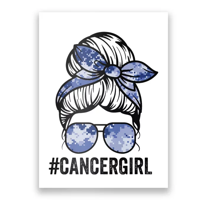 Cancer Cancer Zodiac signs messy bun horoscope Poster