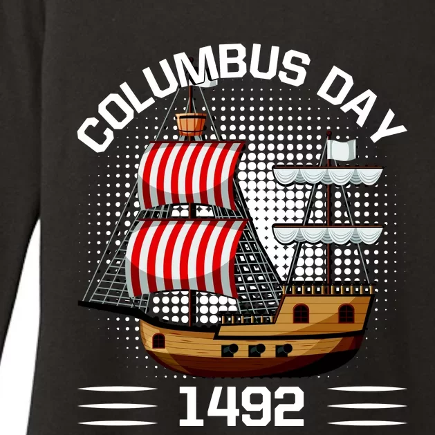 Columbus Day 1492 Womens CVC Long Sleeve Shirt