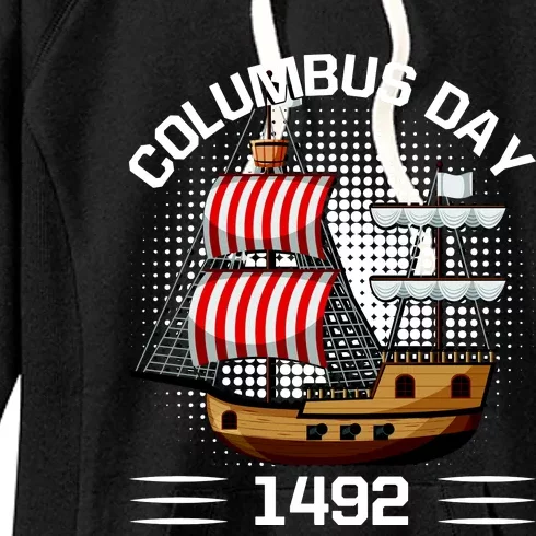 Columbus Day 1492 Women's Fleece Hoodie