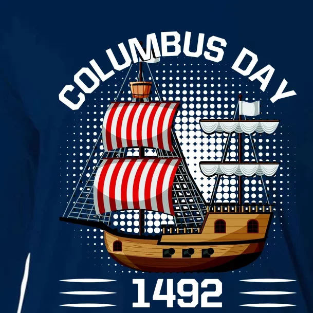 Columbus Day 1492 Cooling Performance Long Sleeve Crew