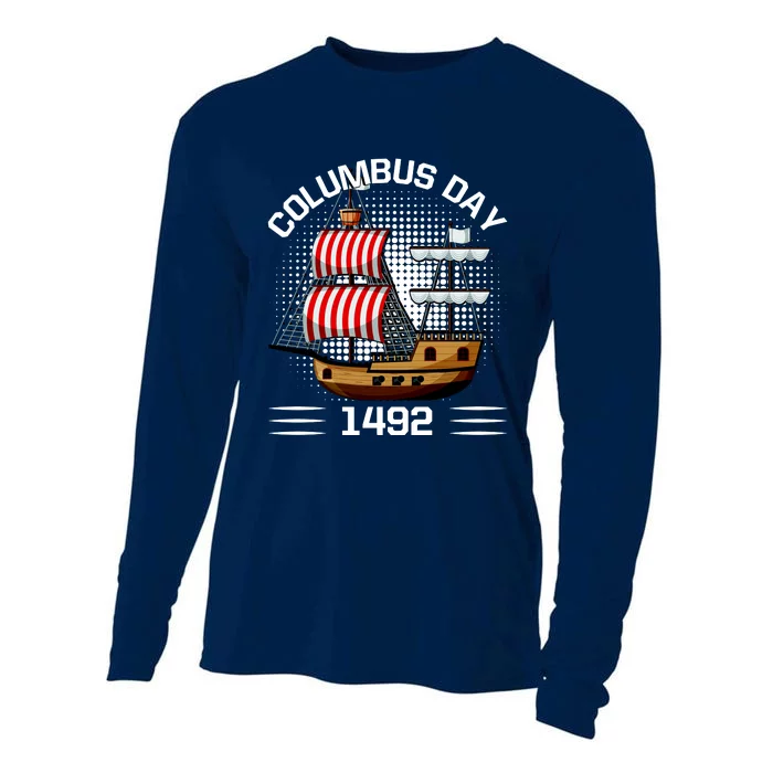 Columbus Day 1492 Cooling Performance Long Sleeve Crew