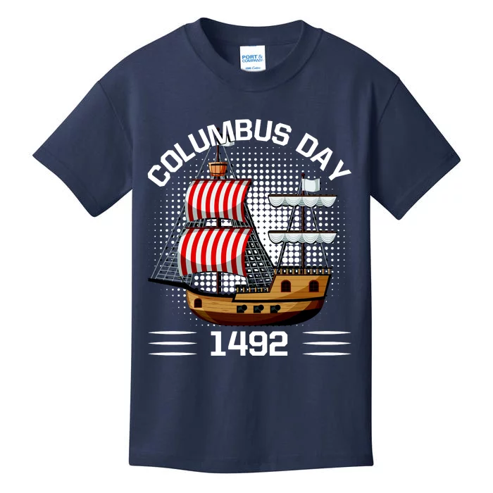 Columbus Day 1492 Kids T-Shirt