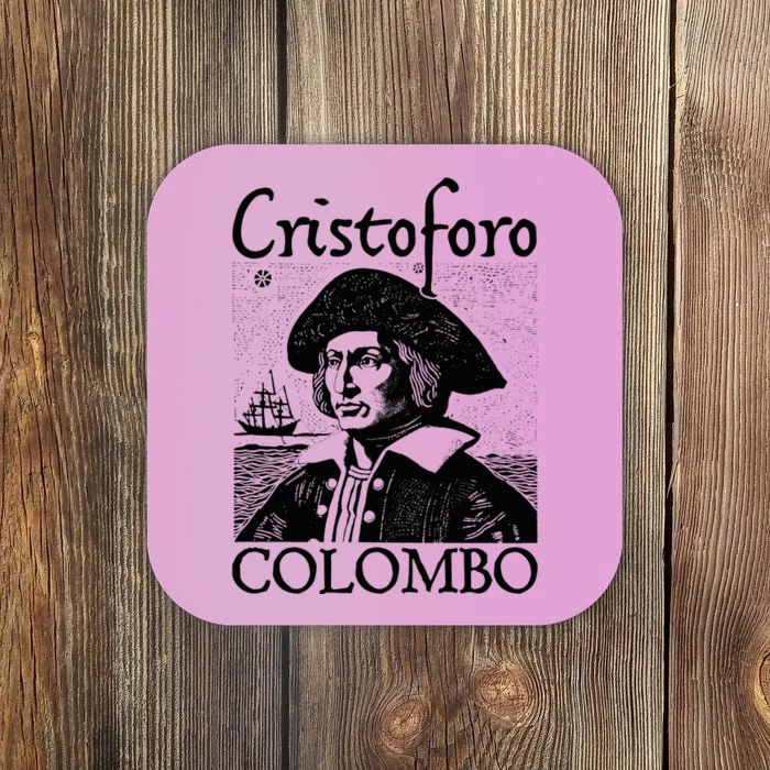 Columbus Day 1492 Italian Pride Christopher Columbus Coaster