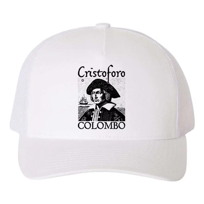 Columbus Day 1492 Italian Pride Christopher Columbus Yupoong Adult 5-Panel Trucker Hat