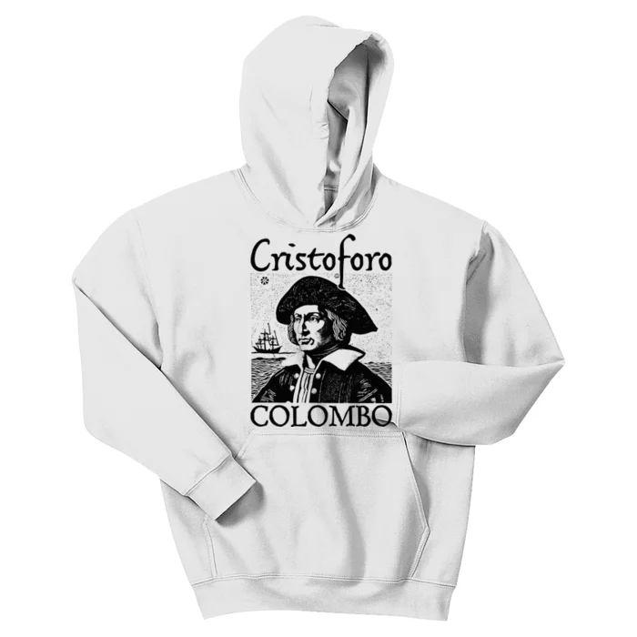 Columbus Day 1492 Italian Pride Christopher Columbus Kids Hoodie