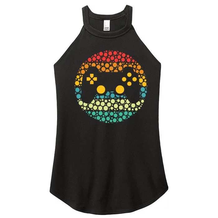 Controller Dot 15th September Boy Girl Dot Day Women’s Perfect Tri Rocker Tank