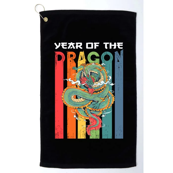 Chinese Dragon 2024 Lunar New Year A Year Of The Dragon 2024 Platinum Collection Golf Towel