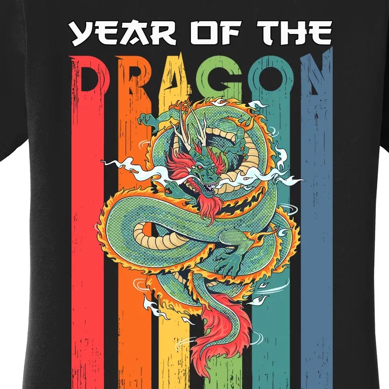 Chinese Dragon 2024 Lunar New Year A Year Of The Dragon 2024 Women's T-Shirt