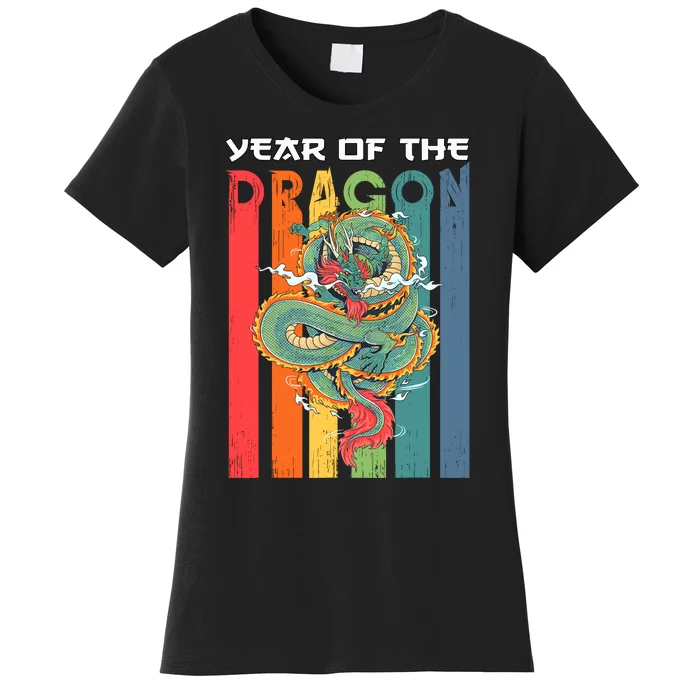 Chinese Dragon 2024 Lunar New Year A Year Of The Dragon 2024 Women's T-Shirt