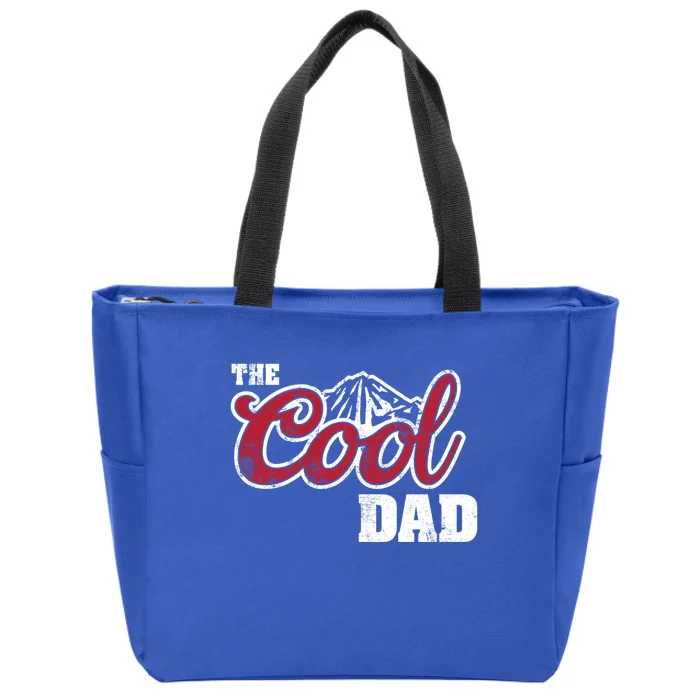 Cool Dad 90s Vintage Cow Cute Gift Zip Tote Bag